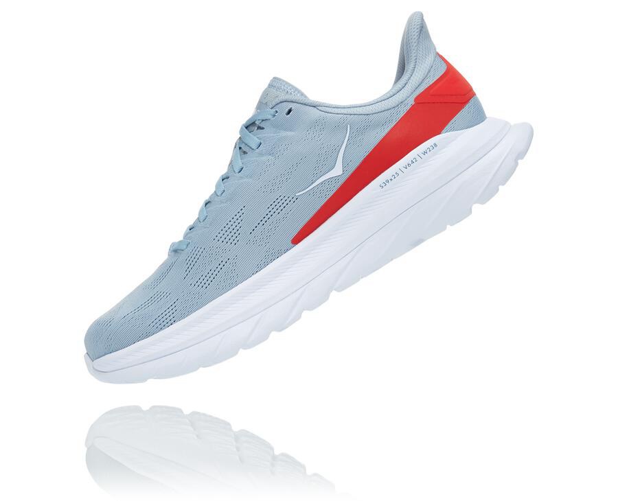 Zapatillas Running Hoka One One Hombre - Mach 4 - Azules/Blancas - GQA235041